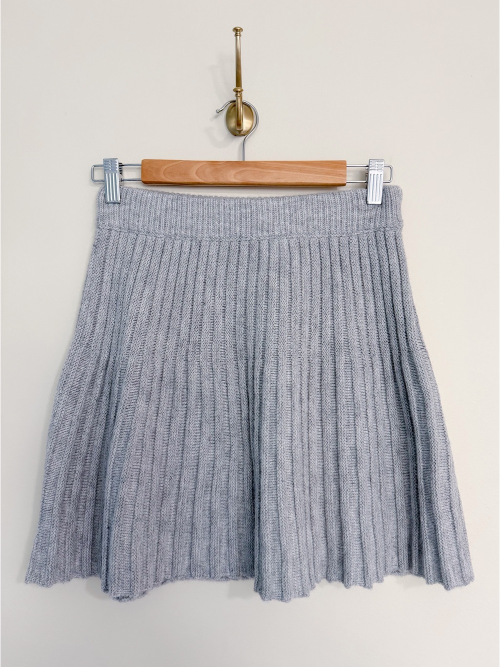 VICI Gray Knit Skirt